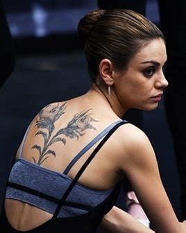 tattoo:ib9sajguejs= mila kunis|All Seen Tattoos of Mila Kunis With Its Meaning